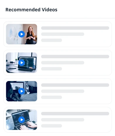 BlendVision Recommendation System UI