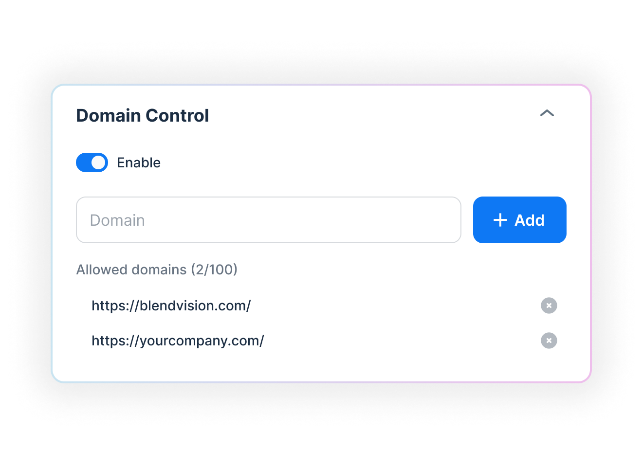 Domain Control