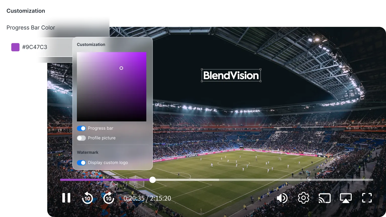 Customizable Showroom & Player